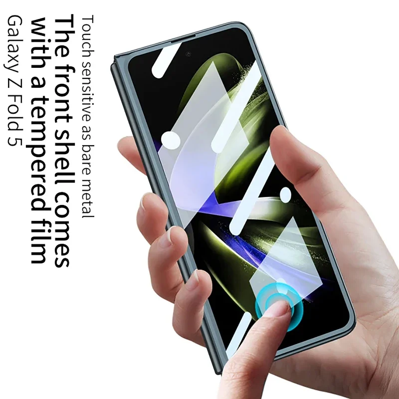Luxury Electroplated Transparent Shockproof Hard Back Cover with Tempered Glass