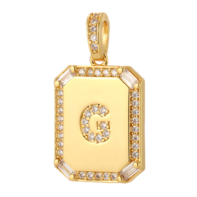 26 Letter Alphabet Charms for Necklace Keychain Diy Accessories Gold Name Charms for Jewelry Making Supplies initial pendant