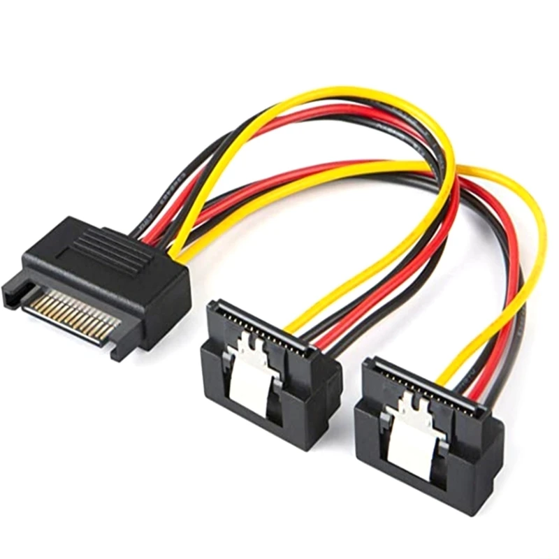 

Кабель-разветвитель питания 15-контактный силовой кабель «папа» и двойной гнездовой Y-образный разветвитель