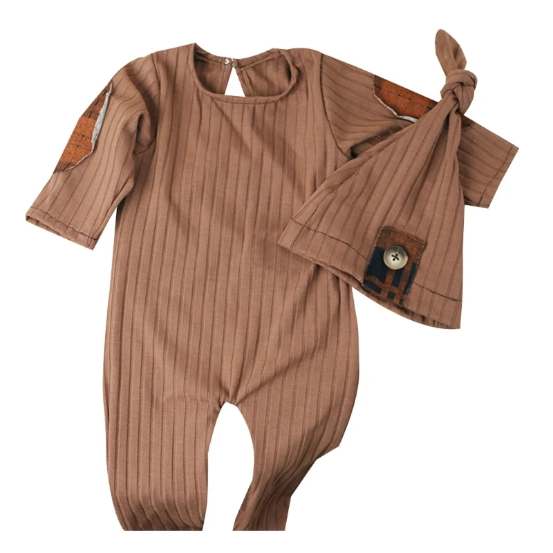 

Newborn Photo Props Outfit Baby Boys Girls Photography Costume Long Sleeve Suit Dropship