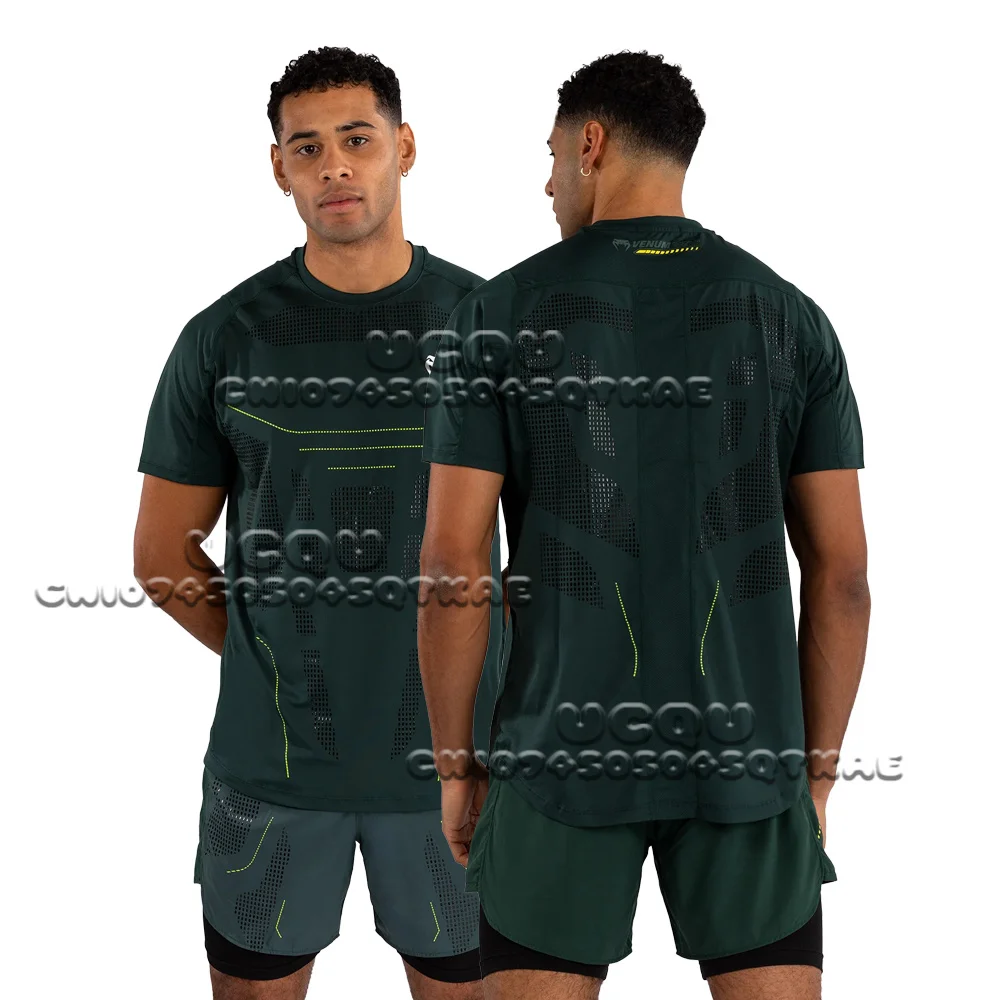 New Men Women Fighting Boxing Combat V-enum Technical 3.0 T-Shirt Breathable Quick Drying Sweat Absorbing Loose Sports Top