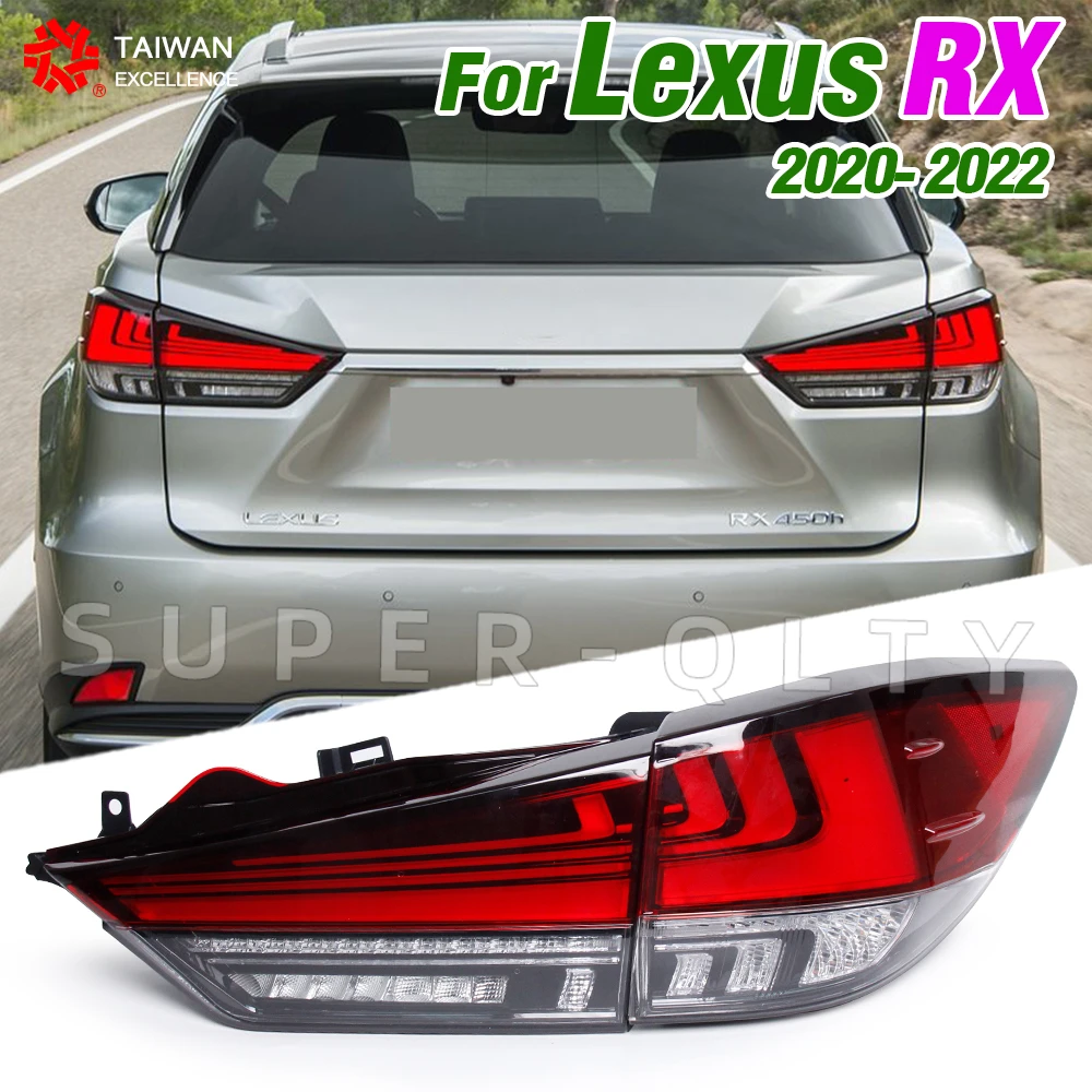 

DEPO For Lexus RX Taillights 2020-2022 Parts OE Parts Left Inside / Outside & Right Inside High Version Taillights