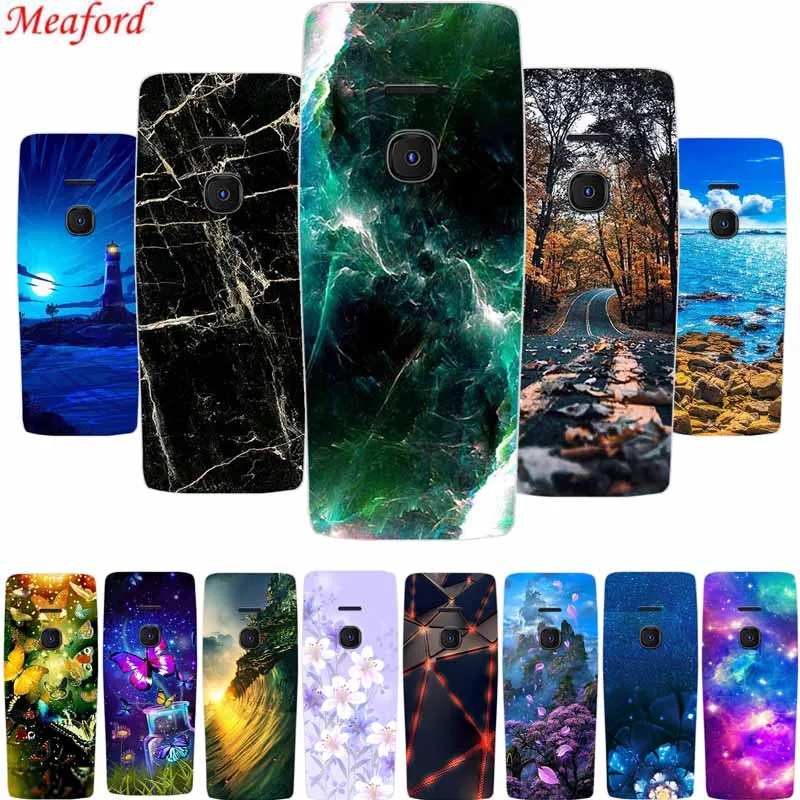 Funda Per Nokia 8210 4G Custodia Marble Clear Edge Custodia Morbida In Silicone Per Nokia 8210 4G Cover Per Telefono Tpu Bumper Coque