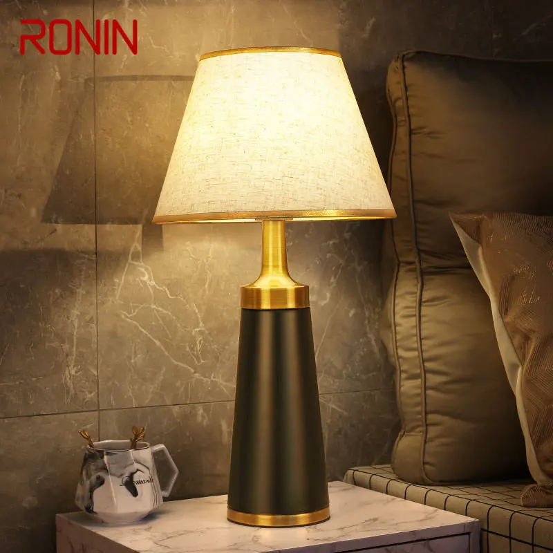 

RONIN Modern Table Lamp LED Touch Dimming Creative Nordic Fashion Simple Desk Light for Home Living Room Bedroom Study