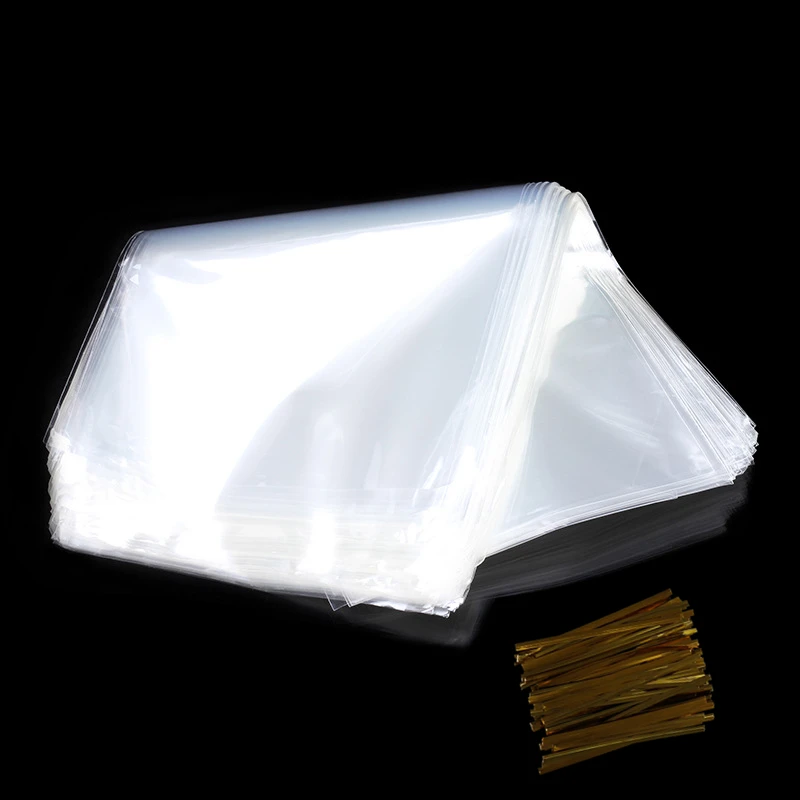투명 셀로판 봉투, 투명 비닐 봉투 OPP 캔디, 롤리팝, 구운 비스킷 포장, 웨딩 포장, 선물 가방