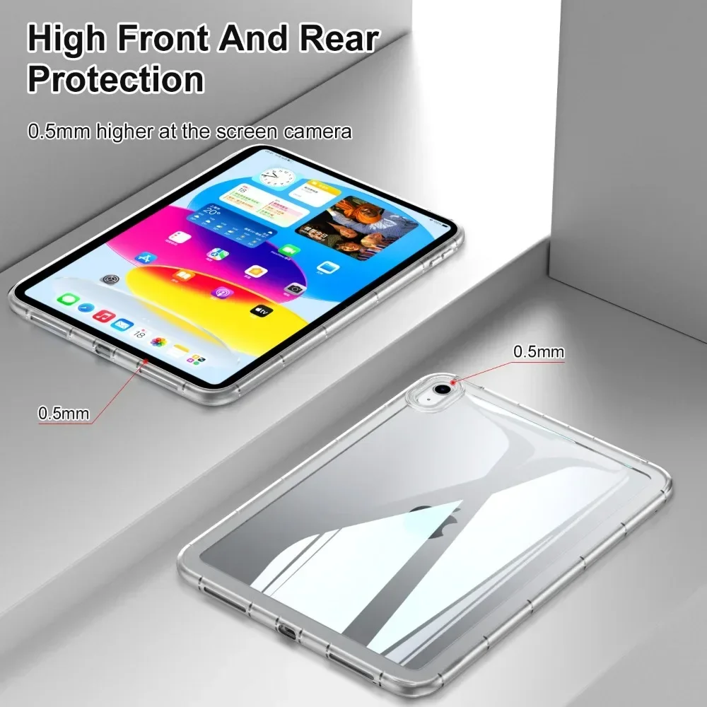 Clear Soft Back Tablet Case - Universal Fit
