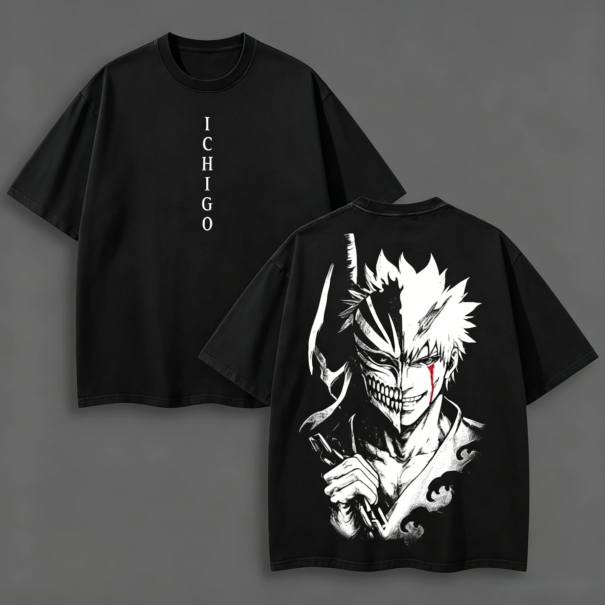 남성용 티셔츠 BLEACH Grimmjow Jaegerjaques 그래픽 티셔츠 편안한 오버사이즈 유니섹스 고품질 인기 제품 편안함