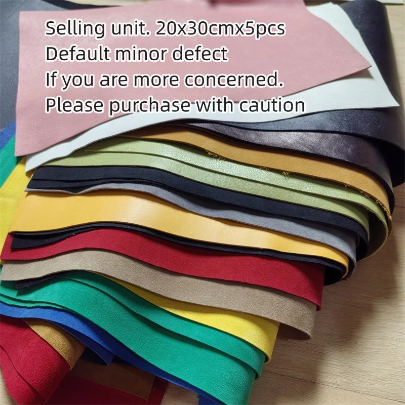 0.5/1MM 약간의 흠집이 있는 랜덤 양가죽. 양털. 최고급 가죽. 진짜 가죽 원단. 손으로 안감을 만드세요.