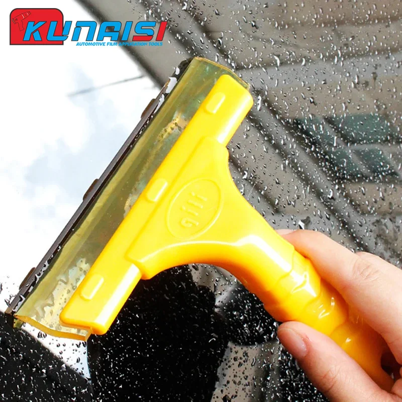 1/2pcs Silicone Water Squeegee Car Vehicle Windshield Window Washing Cleaning Glass Blowing Home Glass Automotive film