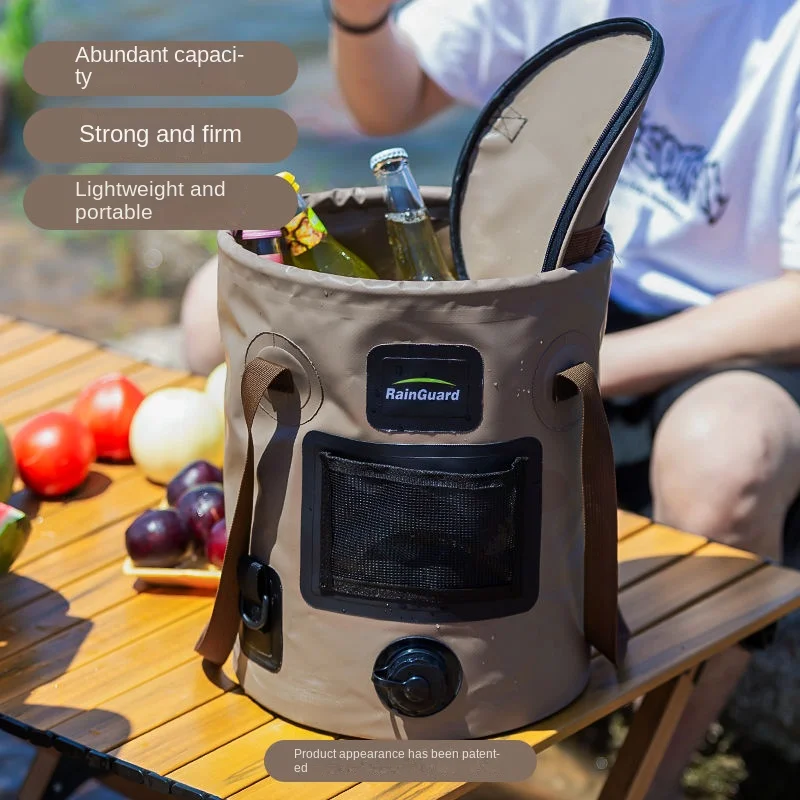 Foldable Outdoor Car Wash Bucket, Travel Water , Car , Outdoor Portable Fish