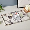 Natural Marble Tray for Bathroom Countertop, Vanity Tray Stone Storage Tray for Home Decor, 12"x8" Genuine Marble Bathroom 1