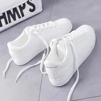 Women's Vulcanize Shoes Fashion Shoes  Spring New Casual Classic Solid Color PU Leather Shoes Women Casual White Shoes Sneakers 1