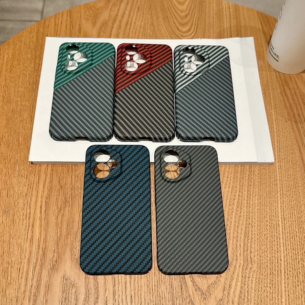 Carbon Fiber Texture Matte Hard Case Cover for Honor 400 Global Version