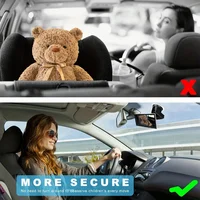 Новая автомобильная радионяня 1080P, 5-дюймовый большой экран высокой четкости IPS, 3 способа установки, регулируемая линза — изображение 2