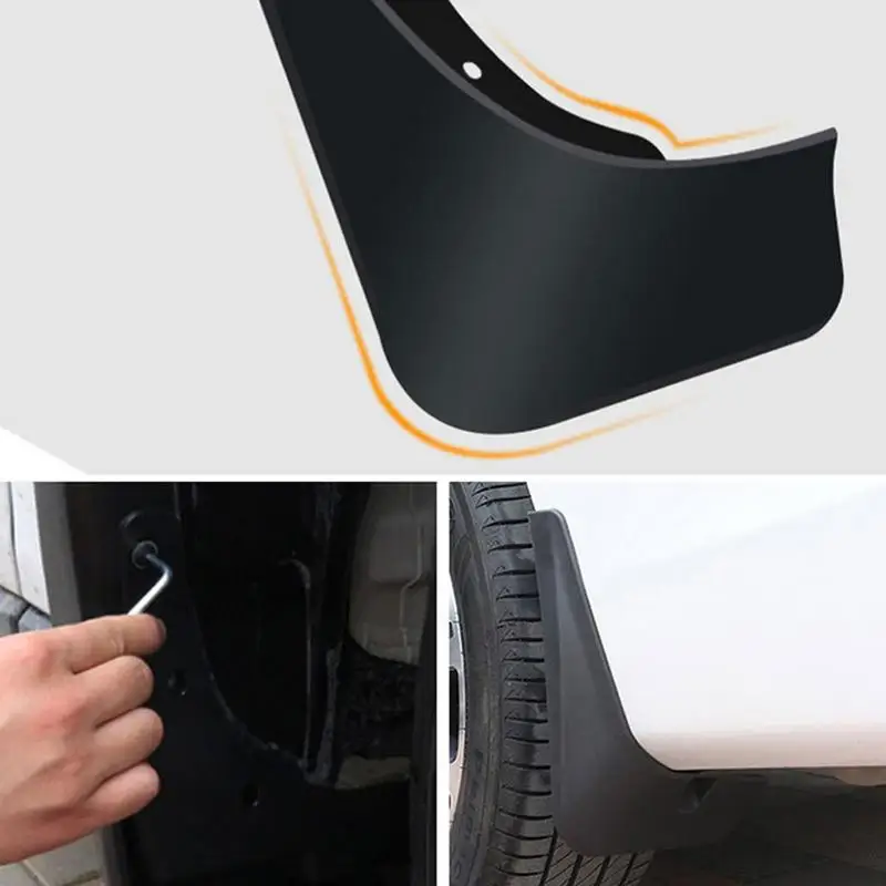 BYD Atto 3 Yuan Plus EV 2021 2023 머드 플랩, 자동차 전면 후면 스크래치 방지 머드 가드, 특수 머드 플랩, 자동차 액세서리, 4 개