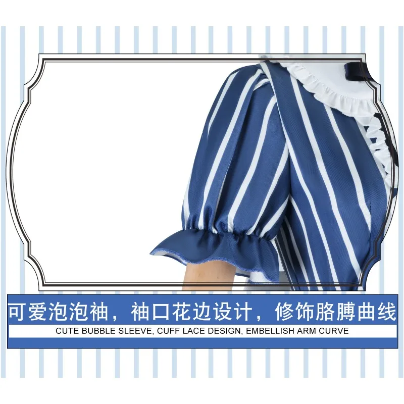 Cafe Terrace and Its Goddesses Aoi Waitress Uniform Cosplay Costume