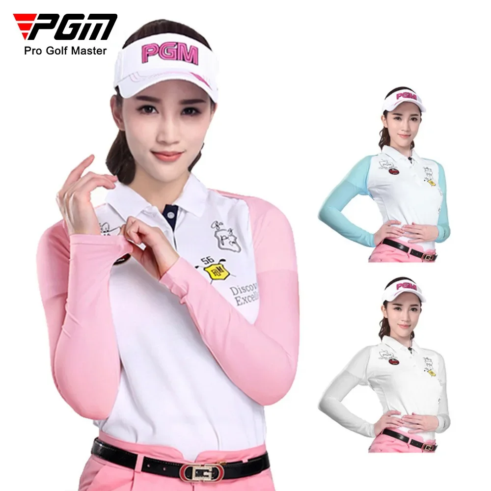 

PGM Golf Sleeves Sunscreen Shawl Sleeves Lightweight Ice Silk Women's Summer Sunscreen Shirt