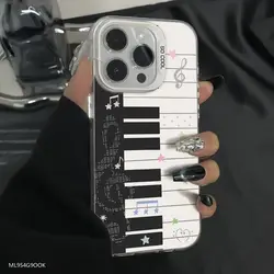 Elegant Piano Pattern Anti - Fall Matte Phone Case - Redmi K60 Ultra 5G (CYW - CC260429F1)