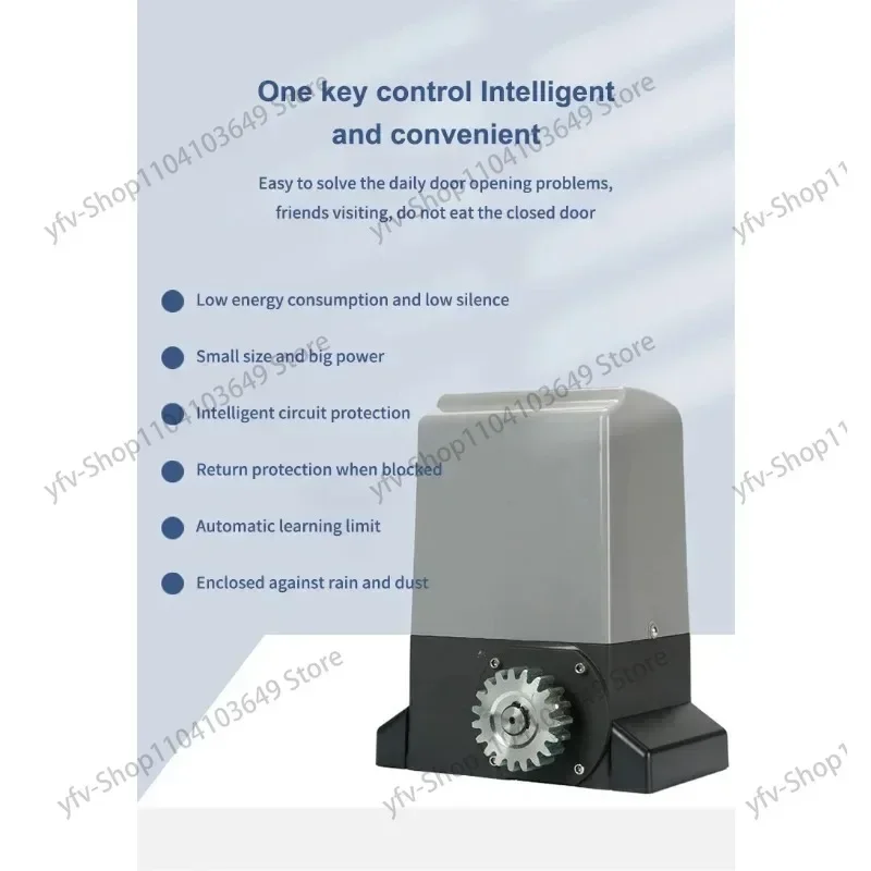 Gate Opener 220v Sliding Gate Operators Motor Automatic Door Operator Remote Electric Sliding