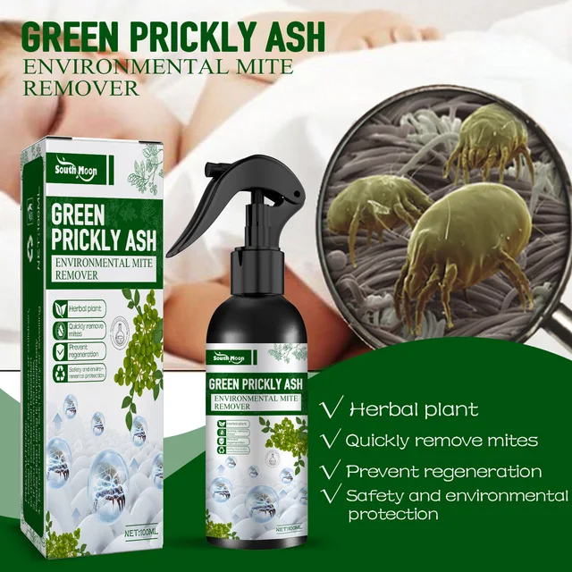Dustmite Spray -Ágyú Bugok Eltávolító Beltéri Fertőtlenítő És Környezetvédelmi Permetezés Allergiákhoz Háztartások Tisztításához - Image 2