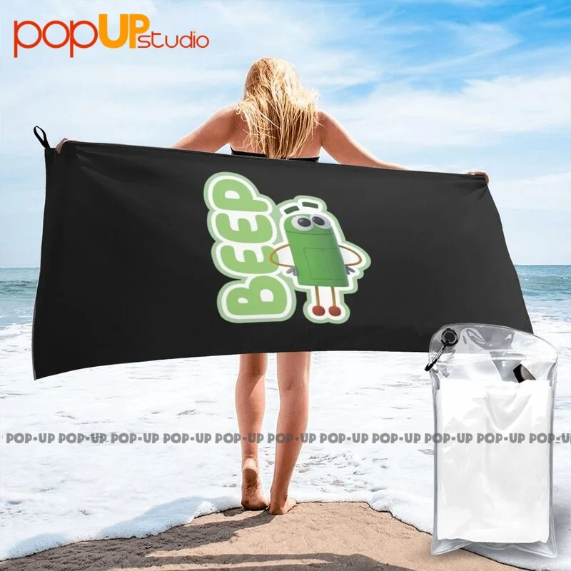 Storybots Beep Portrait Quick Dry Towel New Printed Comfortable Good Quality