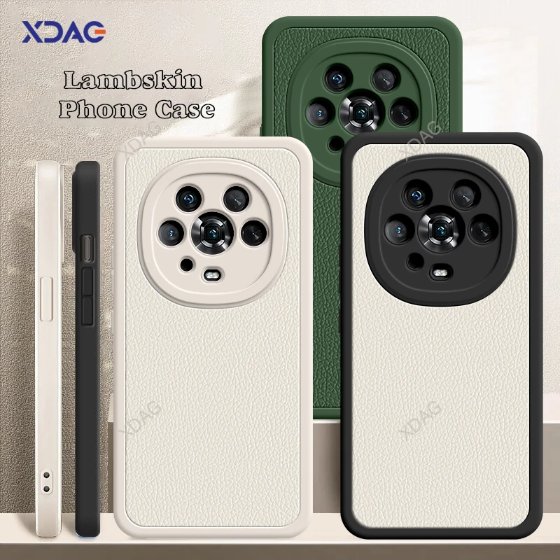 Custodia In Pelle Di Agnello Originale Per Honor Magic4 Magic 4 Ultimate 4 Ultimate Pro Lite 5G Custodia Protettiva Morbida Per Fotocamera Di Alta Qua