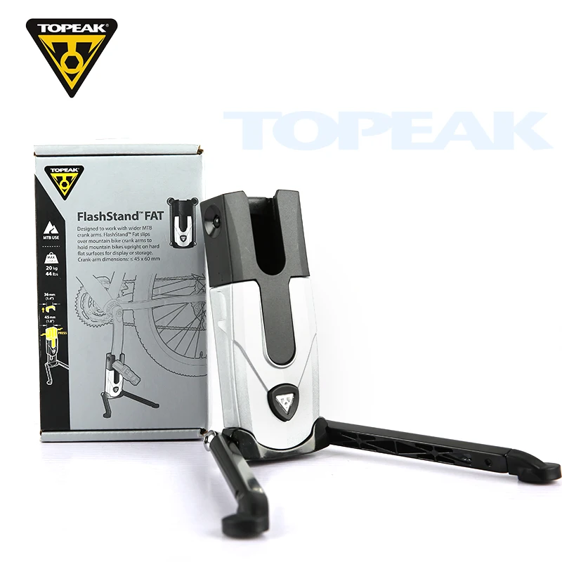 TOPEAK TW007 FlashStand FAT Bicycle Kickstand bicycle accessories bicycle kickstand bike accessories Crank Stay Bracket Stand Holder Parking Rack Adjustable Pocket Size Portable Stent