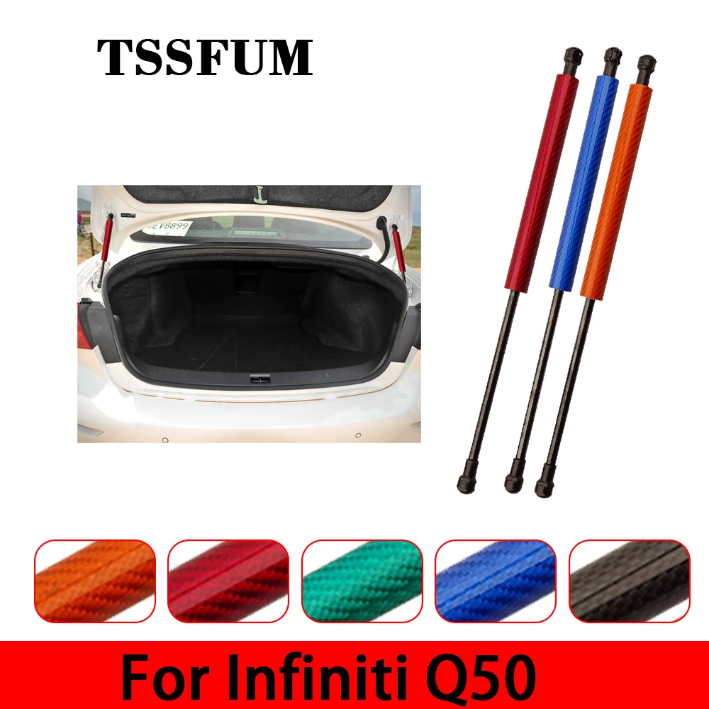 

Auto Bonnet Hood Rear Tailgate Lift Supports Trunk Gas Struts Dampers Shock Springs Absorber Rods for Infiniti Q50 V37 2013-2022