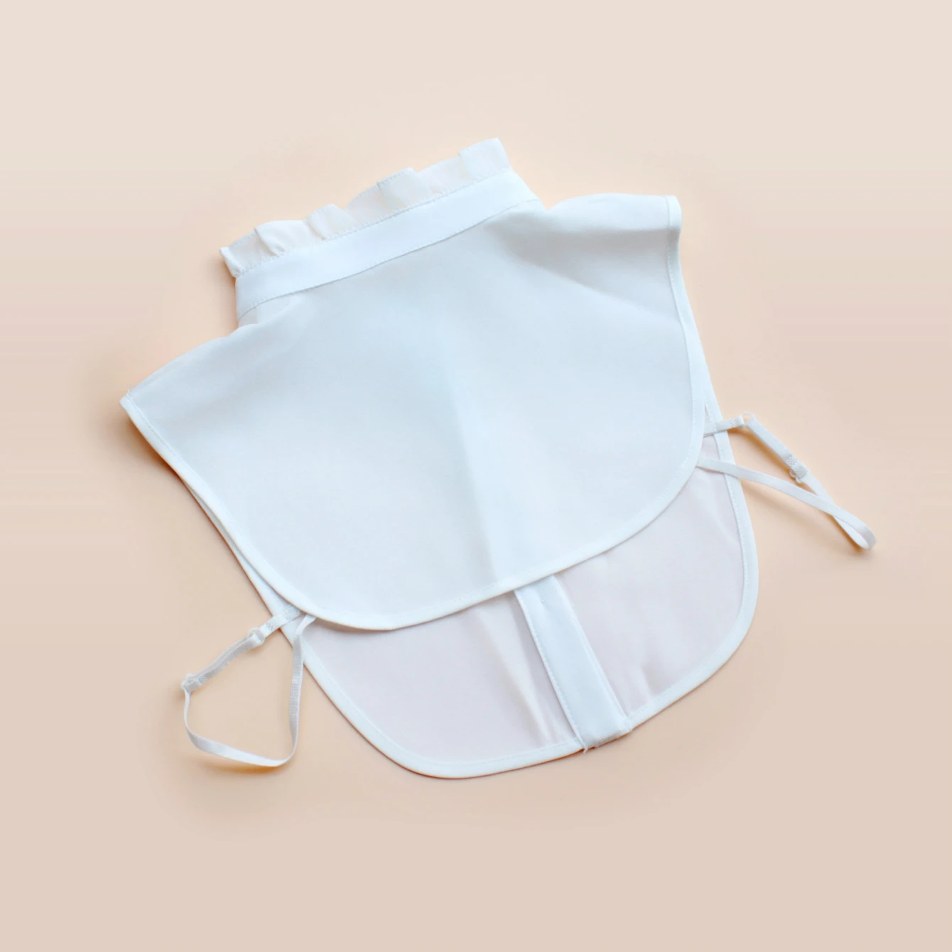 Stand-up collar ruffled false collar Adjustable Simple Design fake collar