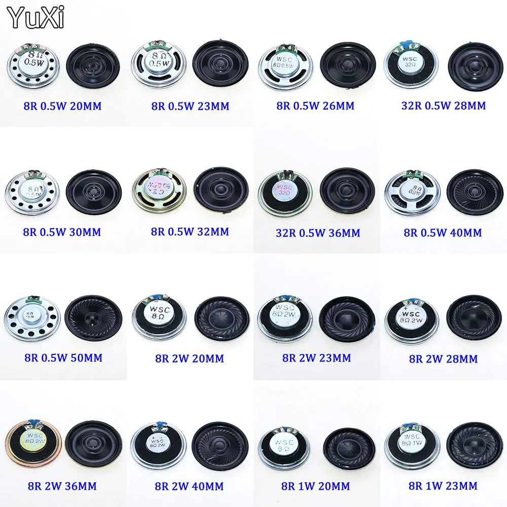 0.5W1W2W8R32RMiniSpeaker8Ohm32OhmLoudSpeakerDiameter20mm23mm26mm28mm30mm32mm36mm40mm50mmLoudspeaker-AliExpress