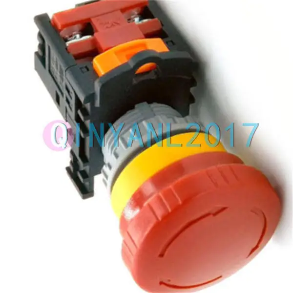 1 Pz Nuovo Tend Interruttore A Pulsante Di Arresto Di Emergenza Tn2Bkr-2B 22Mm