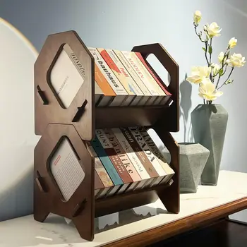 Stackable Desktop Bookshelf Rack 1