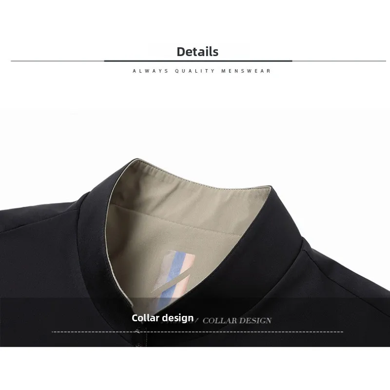 Windproof Hiking Jacket for Men in Solid Colors