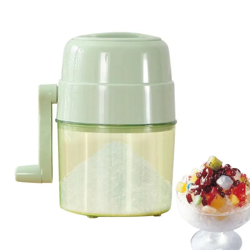 

Small Manual Ice Crusher Home Ice Shaver Hand-cranked Ice Cream Machine Ice Crusher Portable Manual Ice Shaver Smoothie Maker