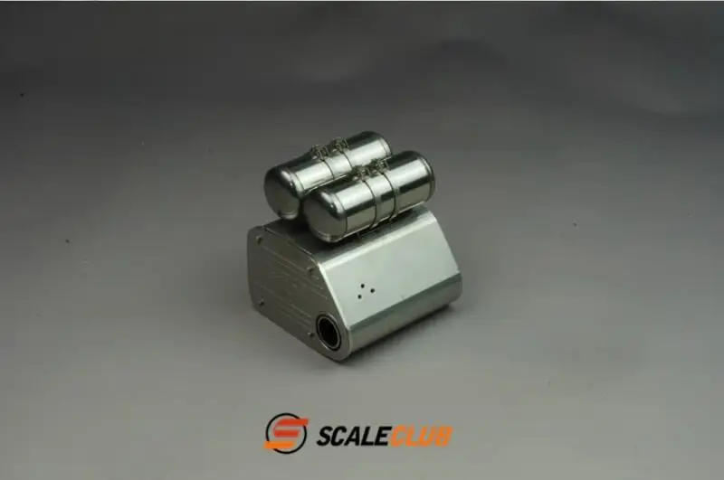Scaleclub Modell 1/14 LKW Dump für JX F2000 Auspuff für Tamiya Lesu Rc Anhänger Kipper – Detail 3