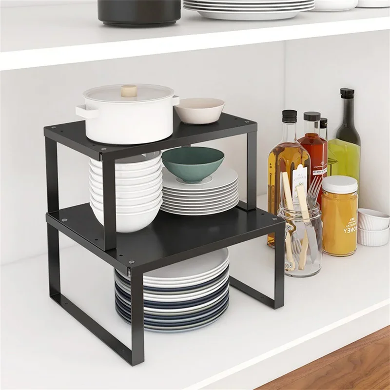 Metal Space Saving Storage Rack Shelf for Kitchen Office