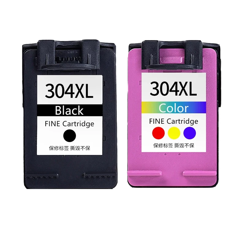 Printer Supplies Ink Cartridge Inkjet Ink Cartridge 304XL Full Ink Cartridge For HP304 Deskjet ENVY Officejet Printer