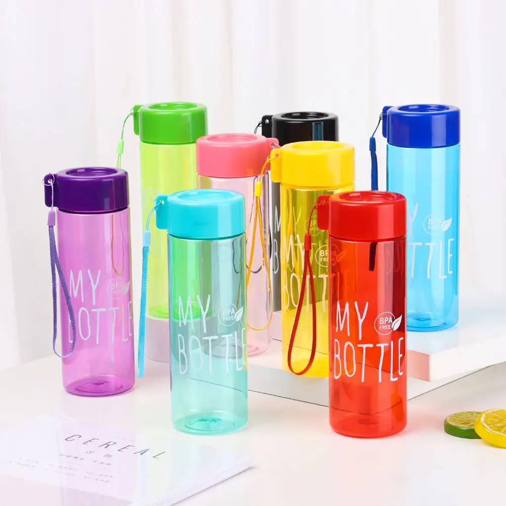 500ML Large Capacity Sports Water Bottle Transparent Drinking Cup Men ...