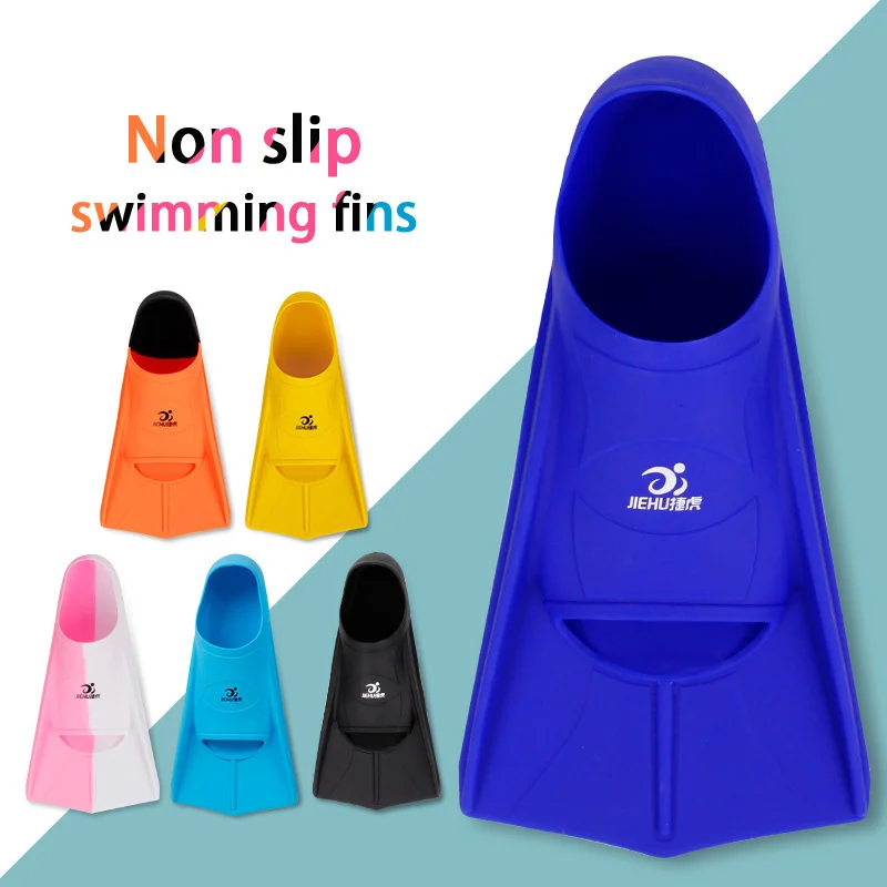New Short Swimming Fins High Quality Silicone Scuba Diving Fins Adult