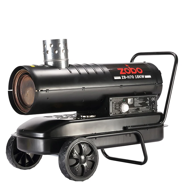Use in Greenhouse Big Power Indirect Forced Air Diesel Heater Hot Product  Portable Design with Handles and Wheels Automatic - AliExpress
