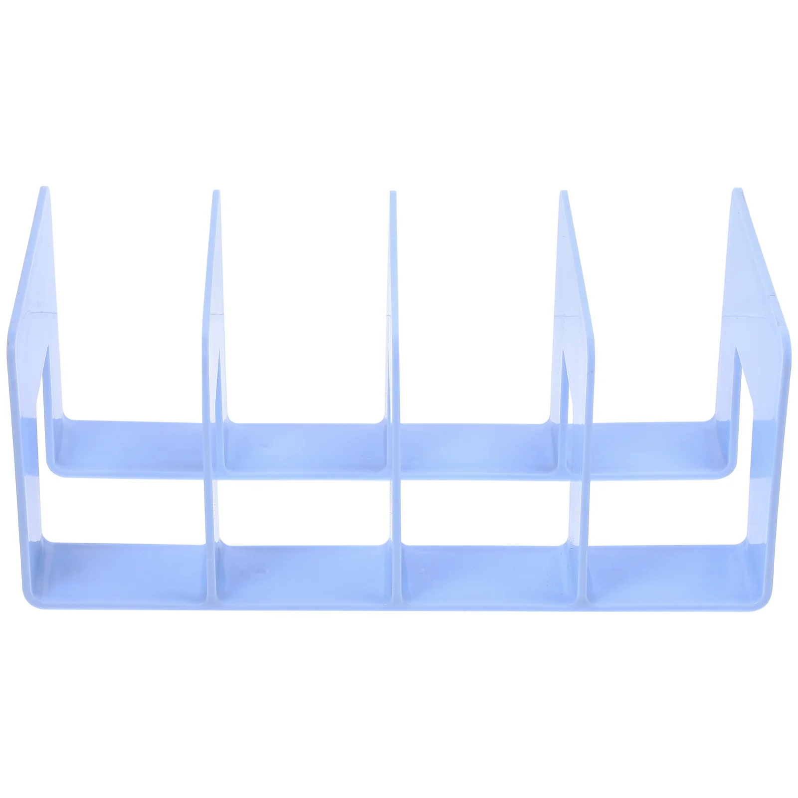 

4 Bookends Students Books Organizer Magazine Holder File Rack Multifunction Desktop Document Plastic Storage