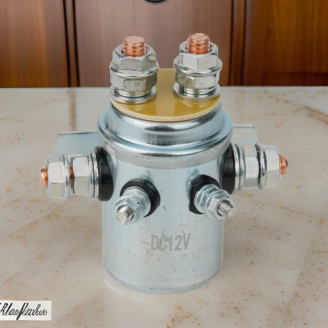 Relè Verricello DC 12V 600A Con Alloggiamento ABS Ignifugo - Per ATV, Veicoli Commerciali E Tosaerba - Foto 5