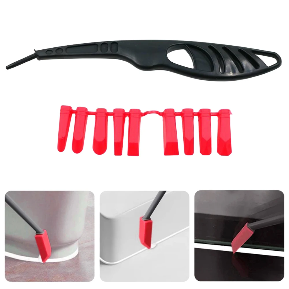 Glass Glue Angle Scraper Plastic Glass Glue Angle Remover Sealant Sealing Repair Tool for Window Ceramics Sink Shower Tile Joint