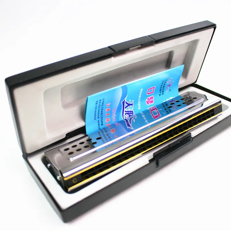 Both Sides Swan Harmonica Tremolo C And G Key 24 Holes Double Harmonica Harp Mouth Organ Woodwind Instruments 13 S5a8508963e4a47609b7011cf2e513d63I