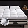 SongKAum 100% White Goose Down/feather Mattresses Thicken Keep warm Tatami High-end Five-star Hotel Mattress King Queen Size 6