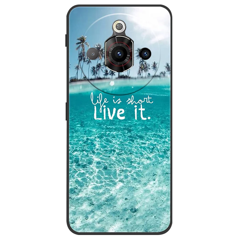ZTE Nubia Focus Pro Black Silicone TPU Soft Phone Cover - Protective Back Shells