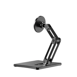 Premium Magnetic Tablet Stand - Universal Desktop Holder for Tablets and Accessories (Black)