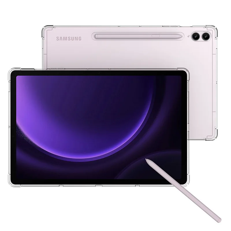Premium Transparent TPU Airbag Tablet Case, Soft Protective Cover