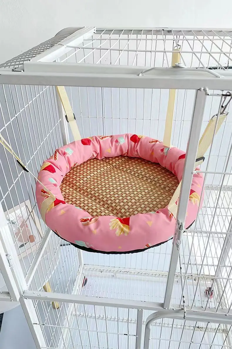 Title 9, Summer Cat Bed Round Lightweight Breathable Coo...