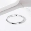 Bague taille 6/7/8/9/10/11/12 brossé Simple couleur argent bague hommes minimaliste alliance bagues de fiançailles femmes hommes bijoux